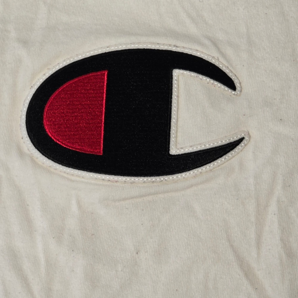 Champion Big C Logo T-Shirt Men's XL White Heritage Jersey‎ Cotton Graphic Tee - Picture 6 of 16